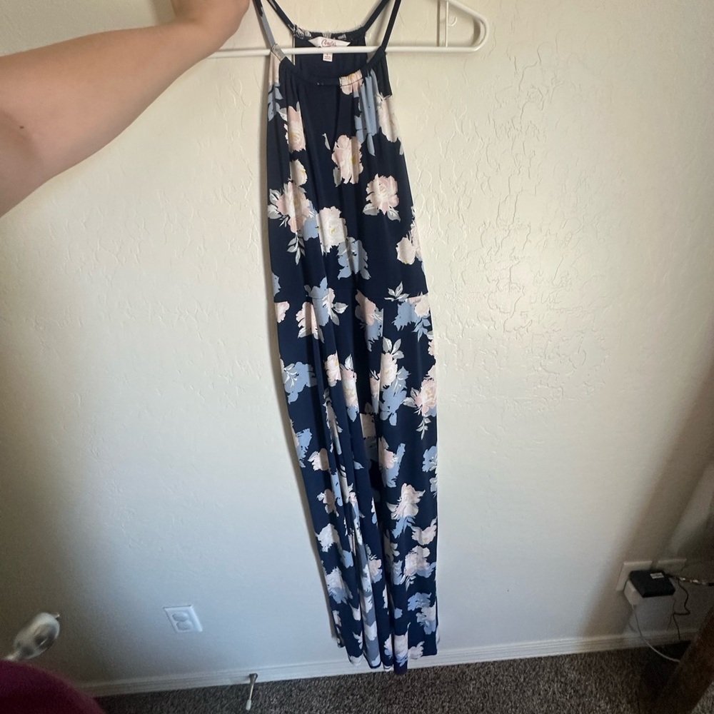 Floral Navy Dress